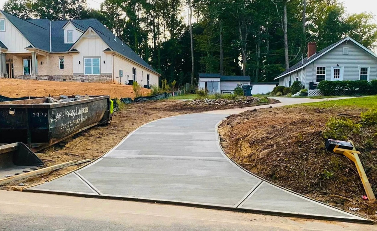 Professional concrete driveway installation in Enid, OK